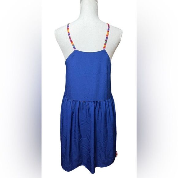 Crosby by Mollie Burch Elle Dress navy with rainbow straps - Picture 4 of 6